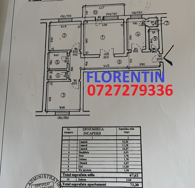 Drumul Taberei, 3 camere, 1/10,